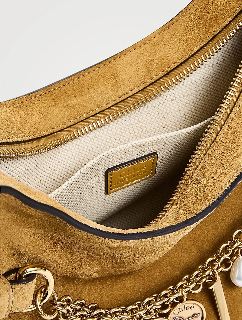 Chloé Charms Suede Shoulder Bag