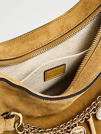 Chloé Charms Suede Shoulder Bag