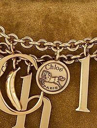 Chloé Charms Suede Shoulder Bag
