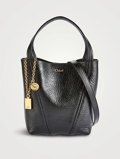 Small Chloé Spin Leather Tote Bag
