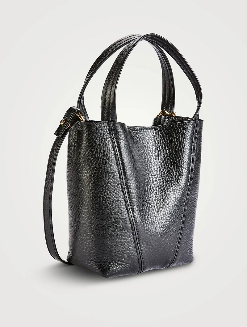 Small Chloé Spin Leather Tote Bag