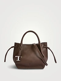 Small Leather Bucket Bag