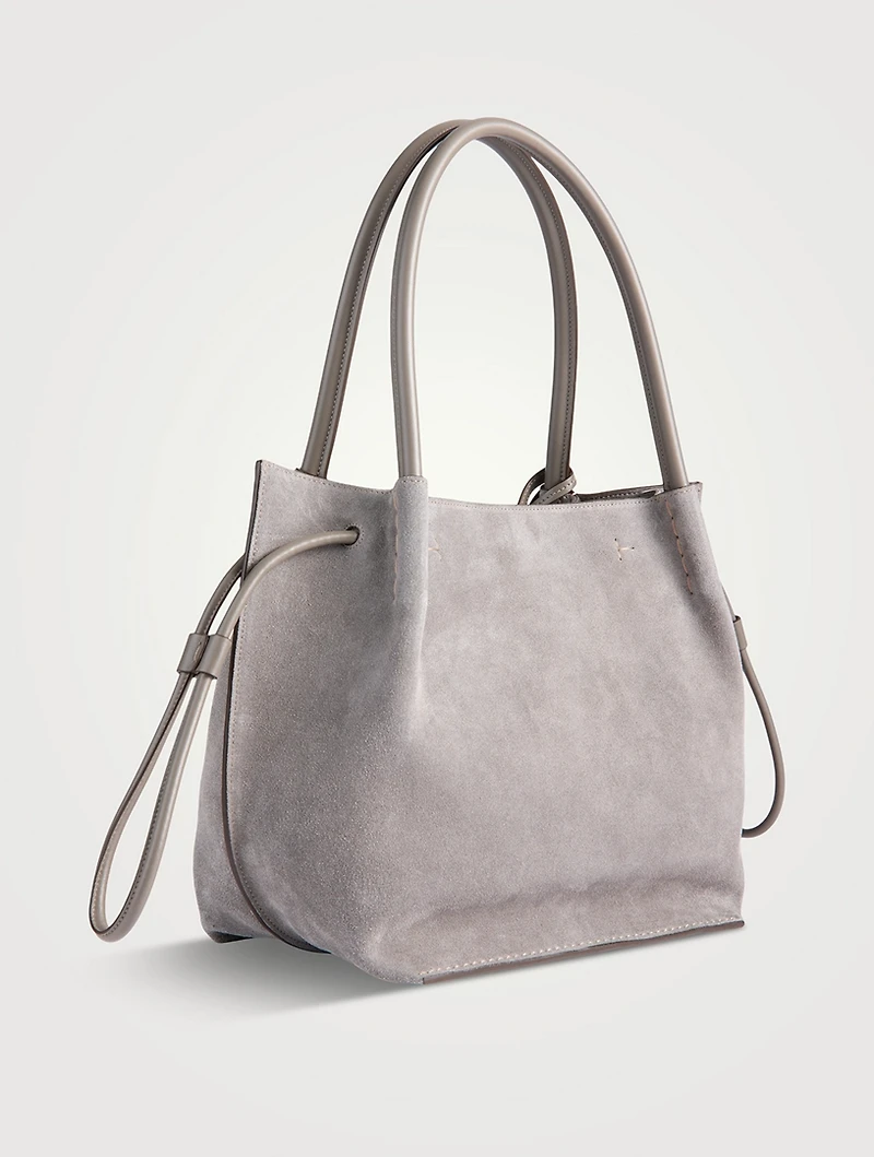 Medium Suede Bucket Bag