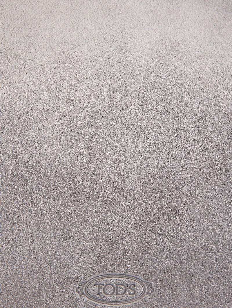 Medium Suede Bucket Bag