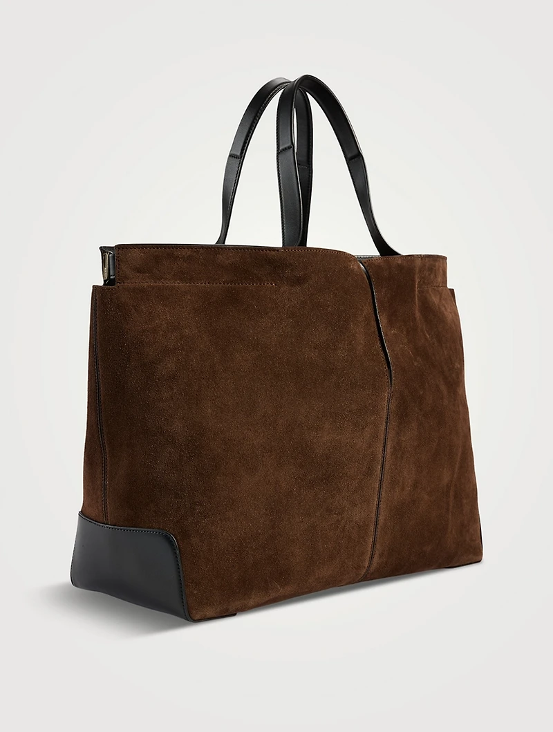 Medium Di Suede Tote Bag
