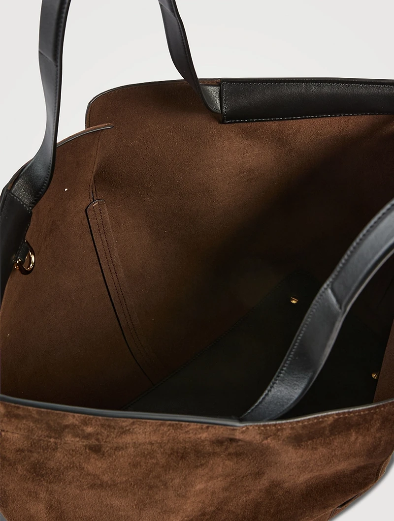 Medium Di Suede Tote Bag