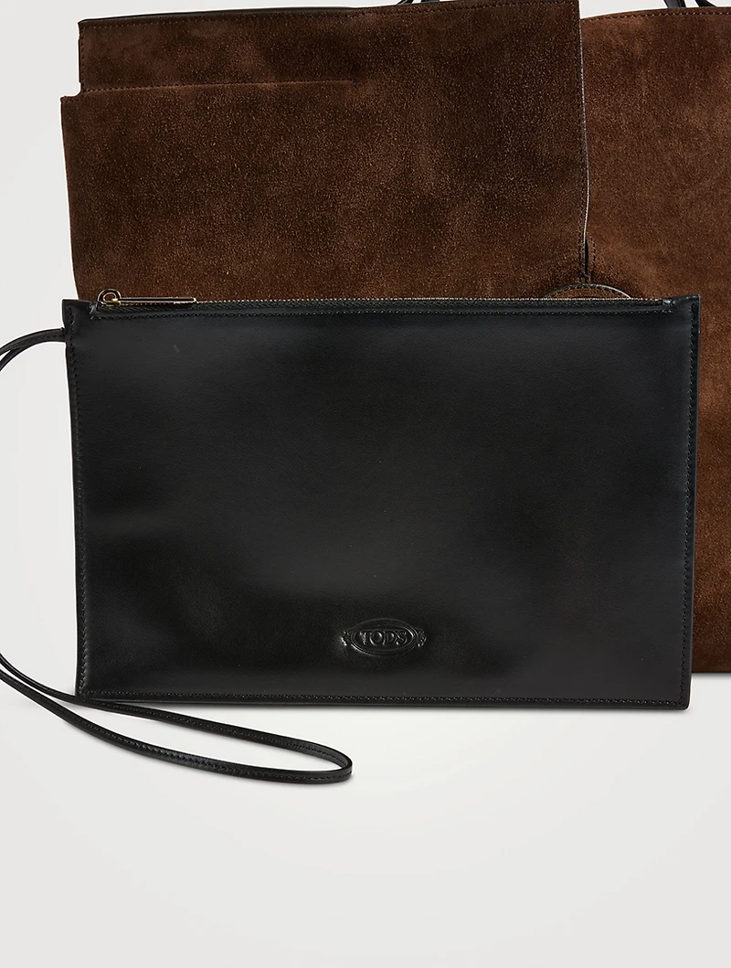 Medium Di Suede Tote Bag