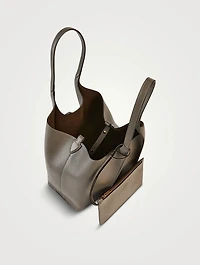 Small T Timeless Leather Shopping Bag