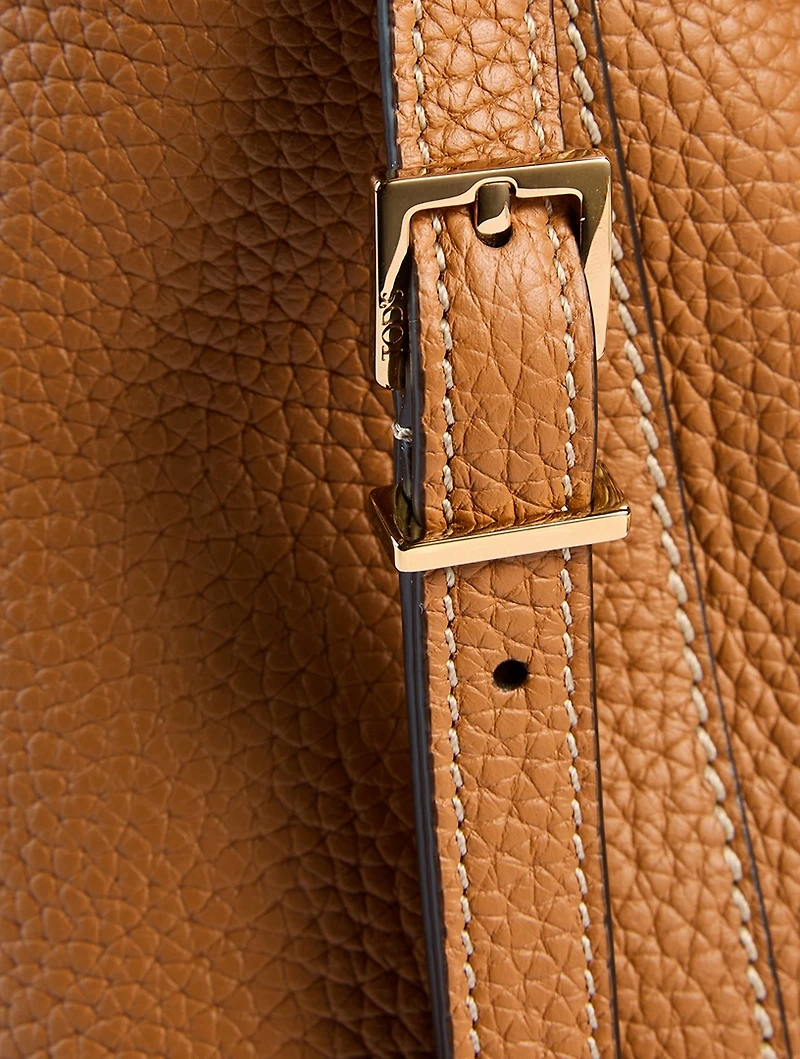 Small T Timeless Leather Shoulder Bag