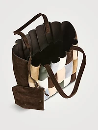 Zoe Patchwork Leather Tote Bag