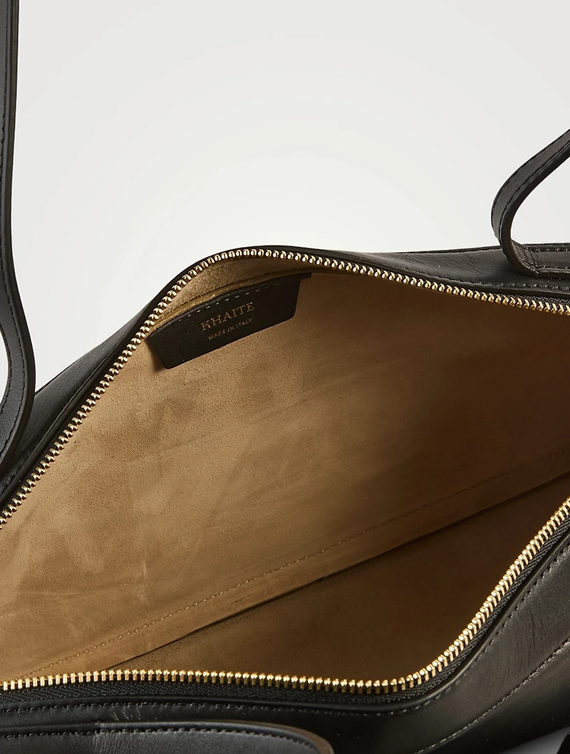 Simona Leather Shoulder Bag