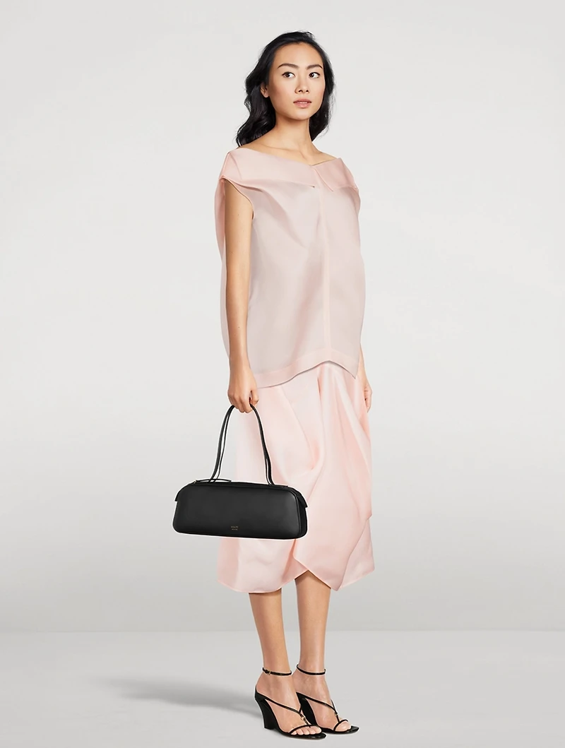 Simona Leather Shoulder Bag