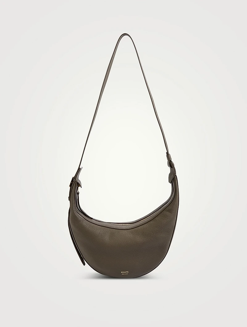 Small Augustina Leather Sling Bag