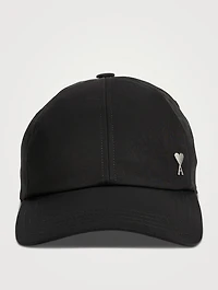 Crinkled Nylon Twill Stud Cap