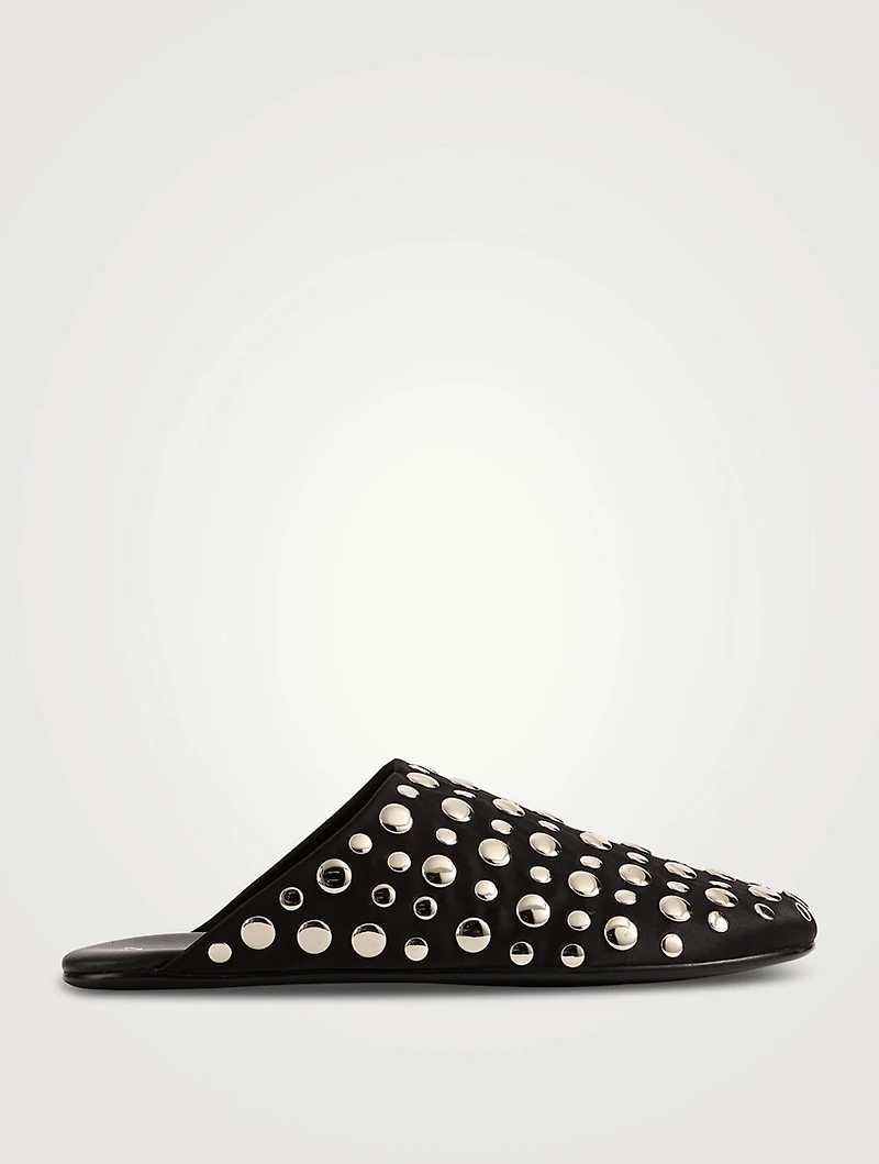 Gunter Studded Leather Mules