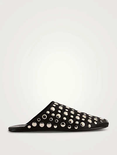 Gunter Studded Leather Mules