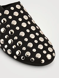 Gunter Studded Leather Mules