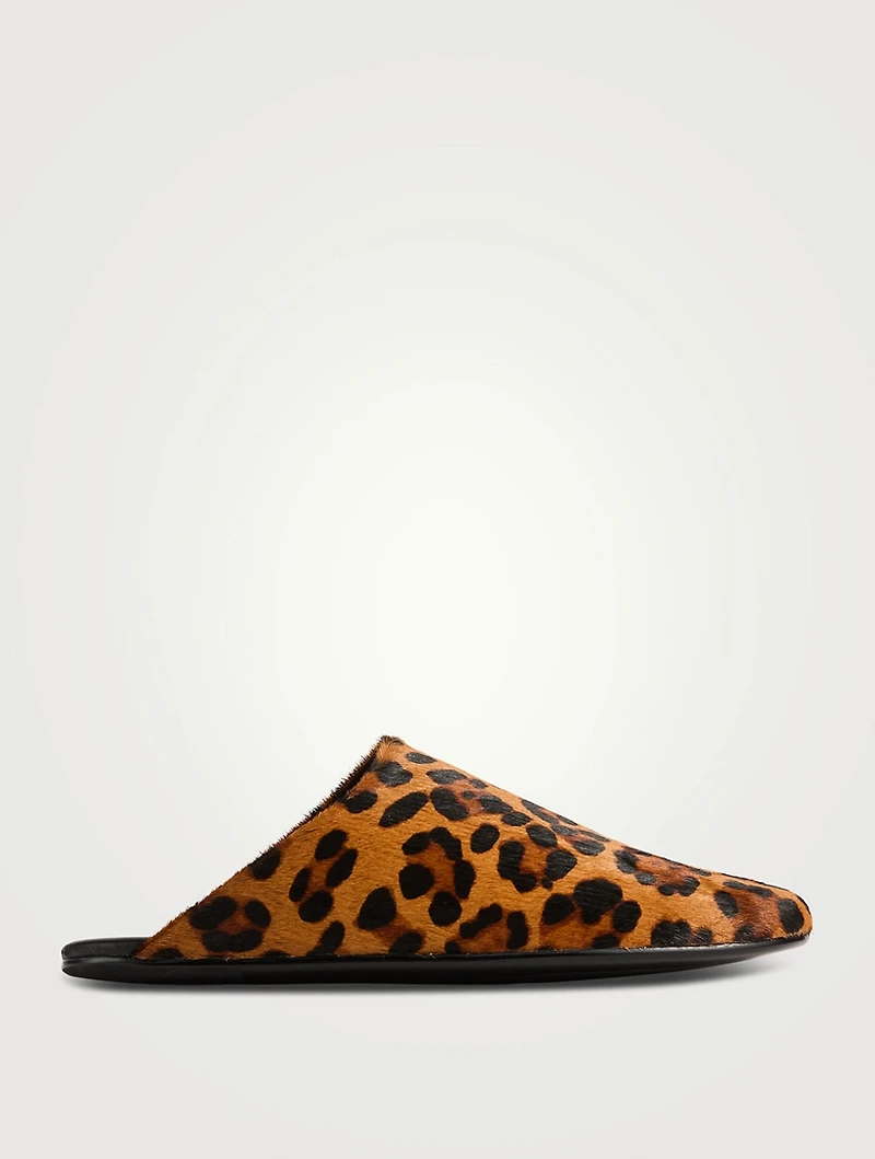 Gunter Printed Calf Hair Mules