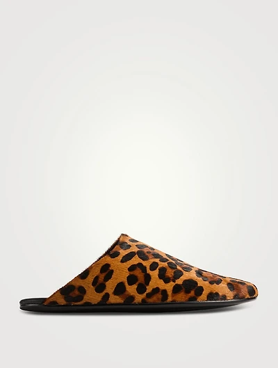 Gunter Printed Calf Hair Mules
