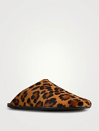 Gunter Printed Calf Hair Mules
