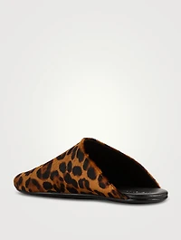 Gunter Printed Calf Hair Mules
