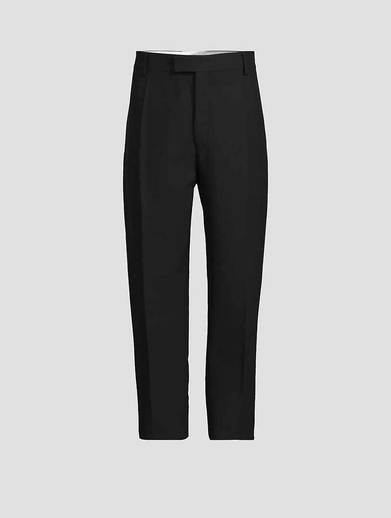 Wool Stretch Slim-Fit Pants