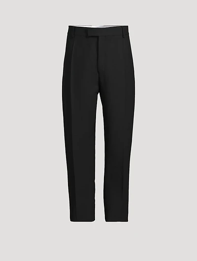 Wool Stretch Slim-Fit Pants
