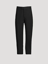 Wool Stretch Slim-Fit Pants