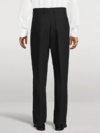 Wool Stretch Slim-Fit Pants