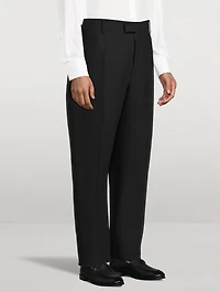 Wool Stretch Slim-Fit Pants