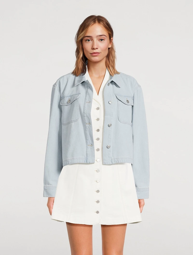 Natalia Cropped Denim Jacket