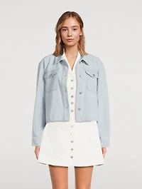 Natalia Cropped Denim Jacket
