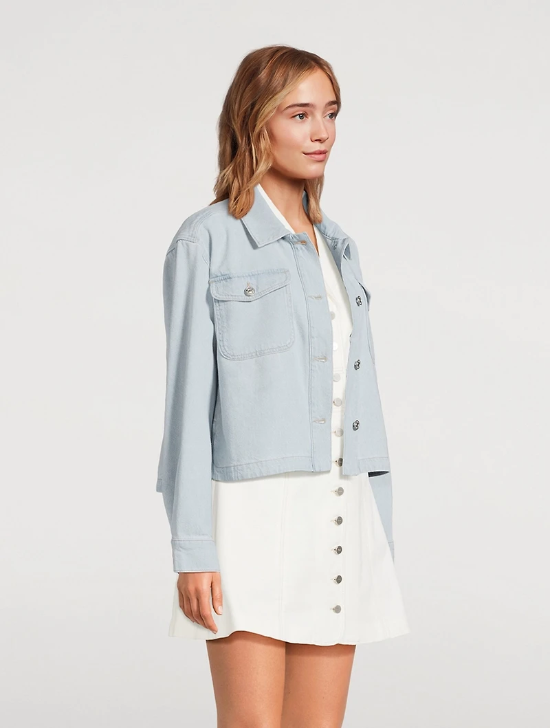 Natalia Cropped Denim Jacket