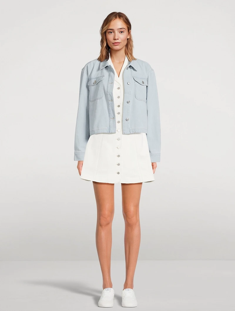 Natalia Cropped Denim Jacket