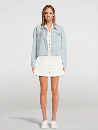 Natalia Cropped Denim Jacket