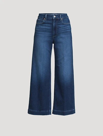 Anessa High-Waisted Wide Ankle Jeans