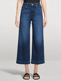 Anessa High-Waisted Wide Ankle Jeans