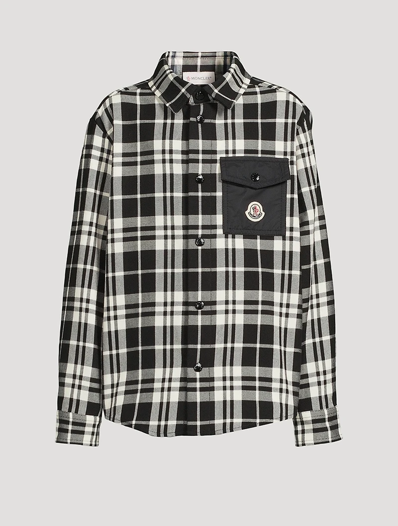 Cotton Shirt Check Print