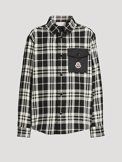 Cotton Shirt Check Print