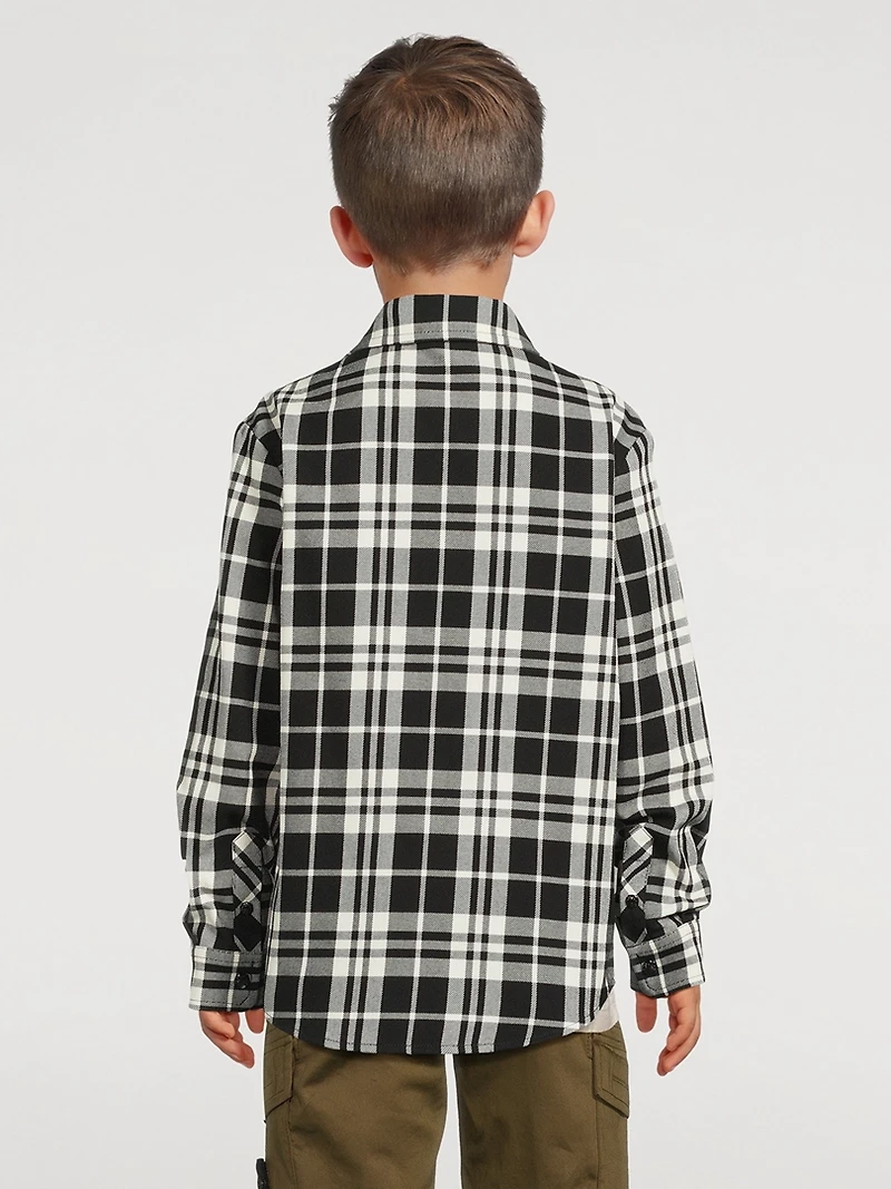 Cotton Shirt Check Print