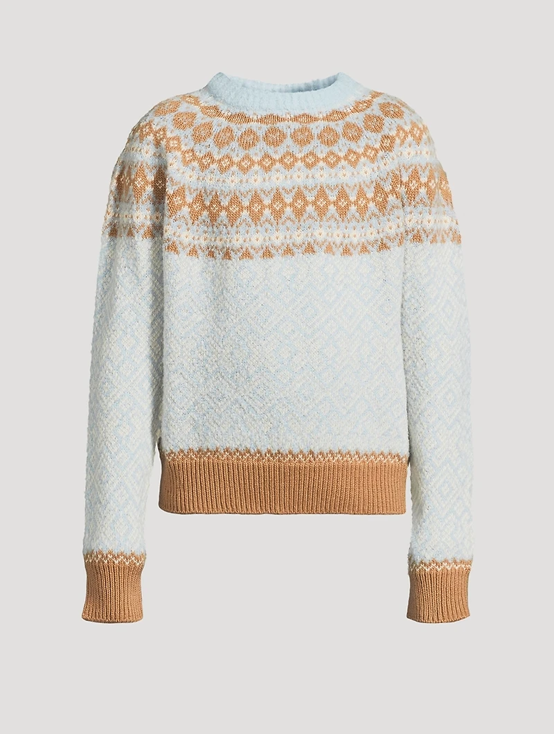 Bouclé Wool-Blend Sweater