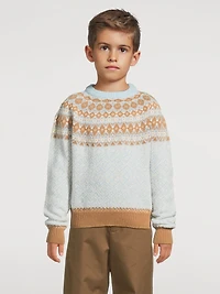 Bouclé Wool-Blend Sweater