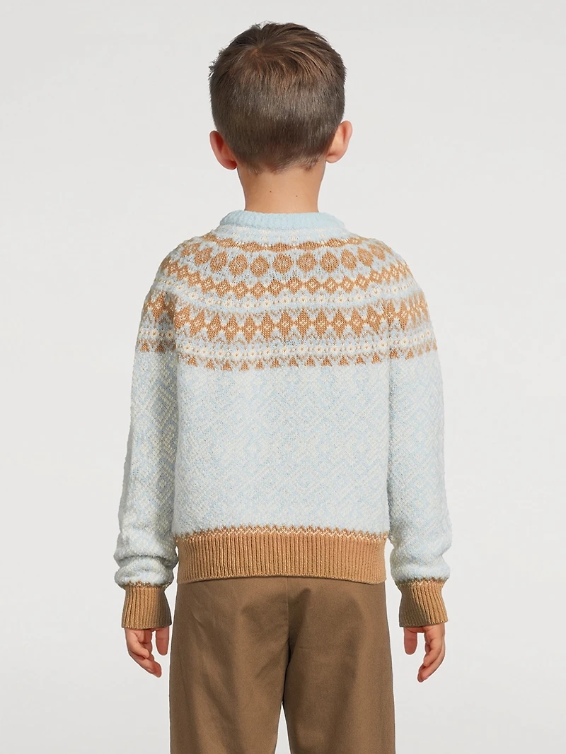 Bouclé Wool-Blend Sweater
