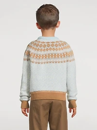 Bouclé Wool-Blend Sweater