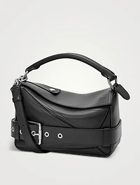 Small Puzzle Biker Leather Bag