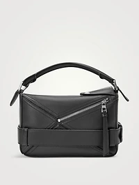 Small Puzzle Biker Leather Bag