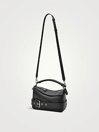 Small Puzzle Biker Leather Bag