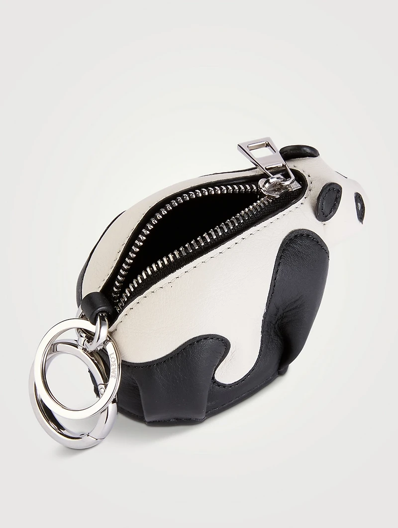 Panda Leather Bag Charm