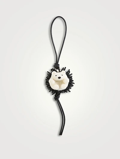 Hedgehog Felt Bag Charm