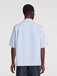 Skull Jacquard Hawaiian Shirt